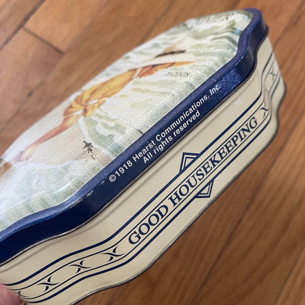 Vintage Good Housekeeping Set 4 Seasons Metal Tins Spring Summer Autumn Winter - Picture 4 of 12
